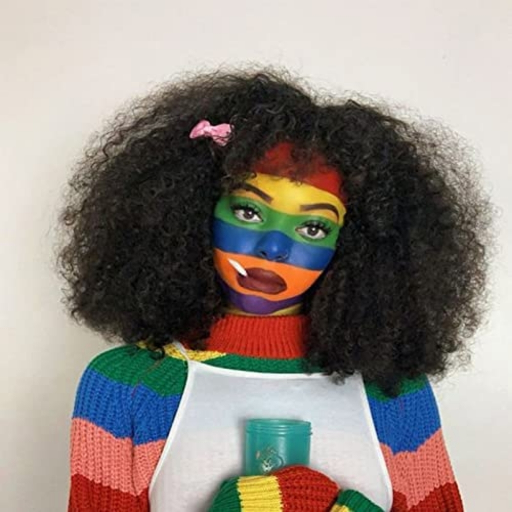 Big Black Curly Beauty Full Wig